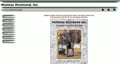 Desktop Screenshot of montanawestwood.com